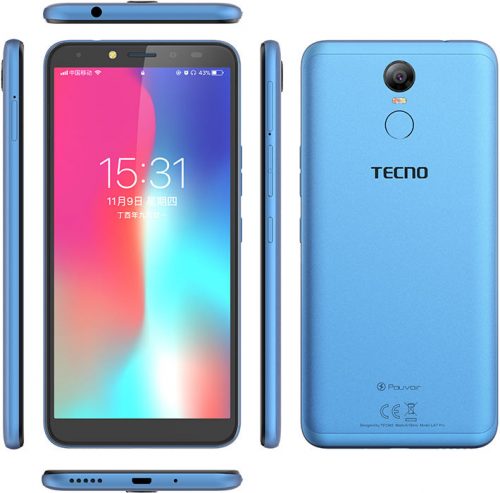 Tecno Pouvoir 2 Pro - Hydrogél kijelzővédő fólia