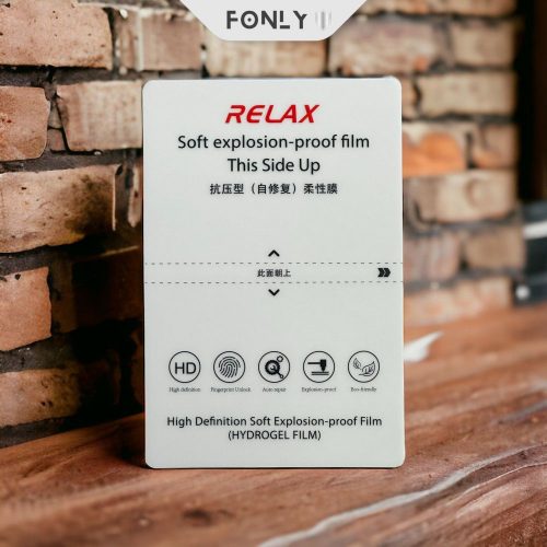 FONLYU RELAX 12 H HYDROGÉL KIJELZŐVÉDŐ FÓLIA (1 DB)