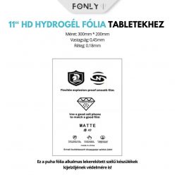 FONLYU 11" MATTT TABLET HYDROGÉL FÓLIA ( 50 DB )