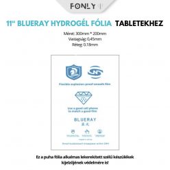 FonlyU 11" Kékfény szűrős BlueRay Tablet Hydrogél fólia (50 db) 