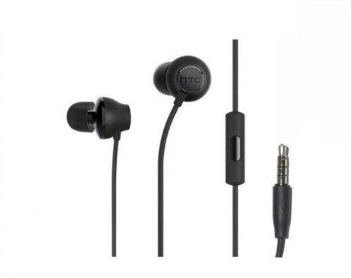 HTC 39H00037-00M fekete 3,5mm jack gyári sztereo headset