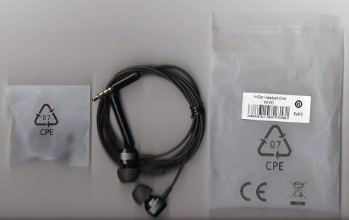 BlackBerry WH60 szürke 3,5mm jack gyári sztereo headset