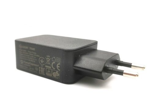 Lucent Trans 3M52 fekete gyári hálózati töltő USB-A 2A csatlakozóval 18W