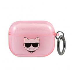   Karl Lagerfeld Apple Airpods Pro szilikon tok pink (KLAPUCHGP)