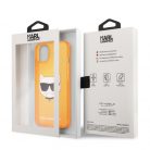 Karl Lagerfeld TPU Choupette Apple iPhone 13 Mini (5.4) hátlapvédő tok Fluo Orange (KLHCP13SCHTRO)