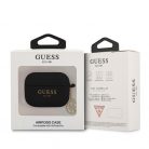 Guess 4G Charms Apple Apple Airpods Pro szilikon tok fekete (GUAPLSC4EK)