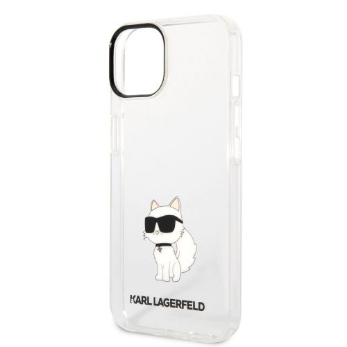 Karl Lagerfeld IML Choupette NFT Apple iPhone 14 Plus (6.7) hátlapvédő tok átlátszó (KLHCP14MHNCHTCT)