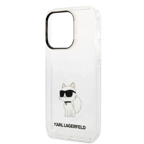 Karl Lagerfeld IML Choupette NFT Apple iPhone 14 Pro Max (6.7) hátlapvédő tok átlátszó (KLHCP14XHNCHTCT)