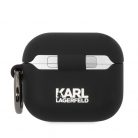 Karl Lagerfeld 3D Logo NFT Karl Head Apple Airpods 3 szilikon tok fekete (KLA3RUNIKK)