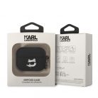 Karl Lagerfeld 3D Logo NFT Choupette Head Apple Airpods Pro szilikon tok fekete (KLAPRUNCHK)