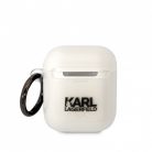 Karl Lagerfeld 3D Logo NFT Karl Head TPU Head Apple AirPods 1/2 szilikon tok fehér (KLA2HNIKTCT)