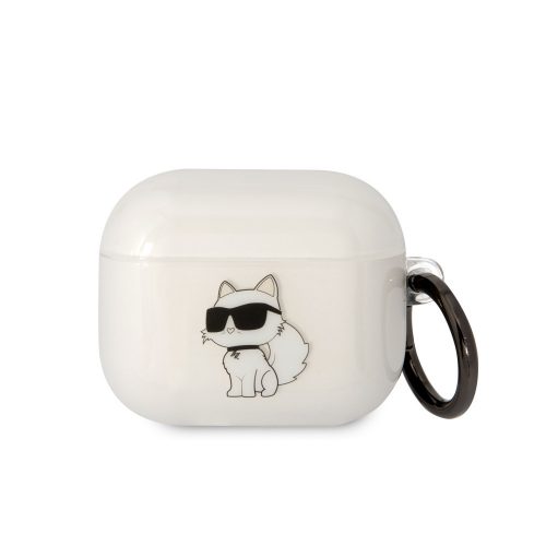 Karl Lagerfeld 3D Logo NFT Choupette TPU Apple Airpods 3 szilikon tok fehér (KLA3HNCHTCT)