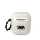 Karl Lagerfeld 3D Logo NFT Karl and Choupette TPU Apple AirPods 1/2 szilikon tok fehér (KLA2HNKCTGT)