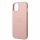 Guess Apple iPhone 14 (6.1) PU Leather Saffiano hátlapvédő tok pink (GUHCP14SPSASBPI)