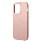 Guess Apple iPhone 14 Pro (6.1) PU Leather Saffiano hátlapvédő tok pink (GUHCP14LPSASBPI)