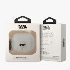 Karl Lagerfeld 3D Logo NFT Karl Head TPU Apple Airpods Pro 2 szilikon tok fehér (KLAP2HNIKTCT)