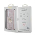 Guess Samsung S911 Galaxy S23 (2023) PU 4G Metal Logo hátlapvédő tok pink (GUHCS23S4GMGPI)