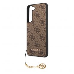   Guess 4G Charms Samsung S916 Galaxy S23 Plus (2022) hátlapvédő tok barna (GUHCS23MGF4GBR)