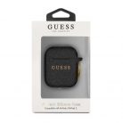 Guess Apple AirPods 1/2 szilikon tok fekete (GUACCSILGLBK)