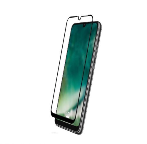 Xqisit Tough Glass Huawei Y5 2019 teljes képernyős kijelzővédő üvegfólia fekete