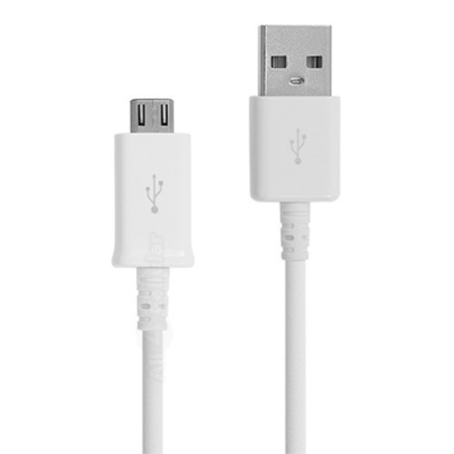 Samsung gyári USB - MicroUSB fehér adatkábel 0,8m ECB-DU68WE