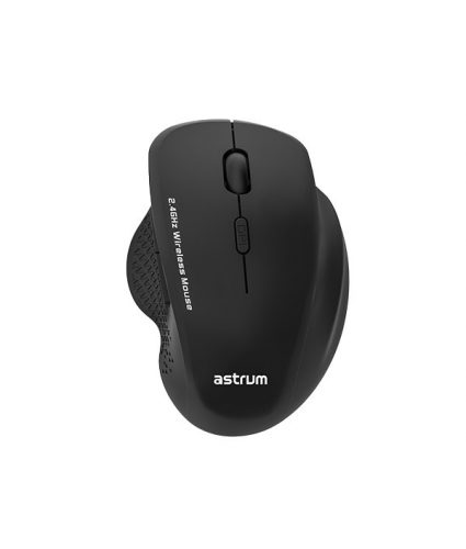 Astrum MW280 2.4GHz vezeték nélküli 1600DPI 6 gombos optikai egér fekete