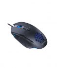 Astrum MG310 7200DPI 8D vezetékes fekete gamer optikai egér, programozható gombokkal, erősített kábellel, 4 színű LED világítással