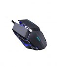 Astrum MG320 7200DPI 7D vezetékes fekete gamer optikai egér, programozható gombokkal, erősített kábellel, 7 színű LED világítással