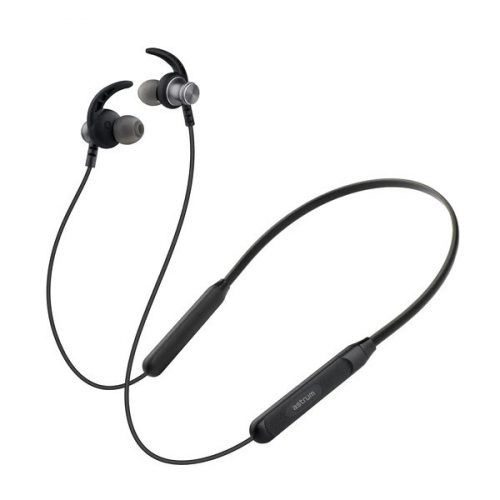 Astrum ET280 univerzális fekete BT 5.0 nyak köré fonódó mágneses sztereo multipoint bluetooth headset mikrofonnal