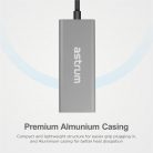 Astrum NA450 Type-C - Gigabit Ethernet LAN konverter Thunderbolt 3, 1000mbps