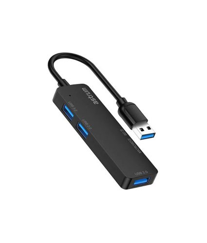 Astrum 1xUSB3.0, 2xUSB2.0, 1xSD, 1xTF HUB USB csatlakozóval fekete UH020