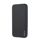 Astrum PB290 10000mAh fekete gyorstöltő ultravékony power bank 2X USB-A (2.1A), 1X Type-C, li-polymer cellákkal 12W