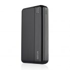 Astrum PB630 20000mAh fekete gyorstöltő PD 3.0, QC 4.0 power bank 2X USB-A (2.4A), 1X Type-C (22,5W), li-polymer cellákkal