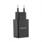 Astrum Pro U20 hálózati töltő 1X USB, 10W, fekete