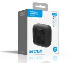 Astrum ST020 fekete hordozható bluetooth hangszóró, mikrofon, vízálló IPX5, 5W