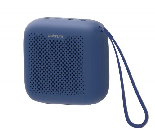 Astrum ST020 kék hordozható bluetooth hangszóró, mikrofon, vízálló IPX5, 5W