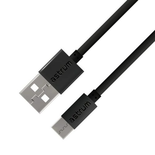 Astrum Verve UC20 USB - Type-C bliszteres adatkábel 2.0A, 1.0M fekete