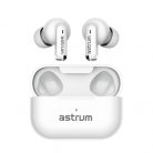 Astrum ET310 BT V5.1 sztereo TWS headset dual mikrofonnal, USB-C töltőtokkal, fehér