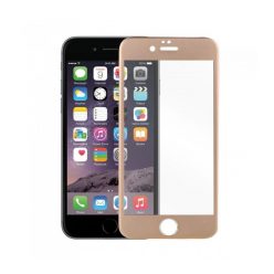   Astrum PG370 Apple iPhone 6 Plus / 6S Plus fémkeretes üvegfólia arany 9H 0.33MM (csak a sík felületet védi)