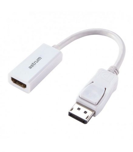 Astrum DA210 Display Port - HDMI adapter fehér (aktív)