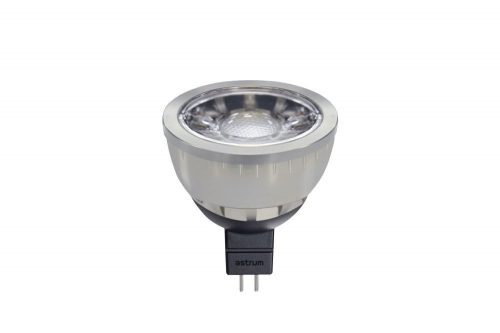 Astrum S050 LED izzó 5W/40W MR16 DC12 szürke 3000K meleg fehér