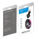 Astrum MU400 felcsévélhető USB piros optikai egér