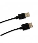 Astrum USB (Apa) - USB (Anya) 2.0 hosszabbító kábel 1.8M fekete UE201