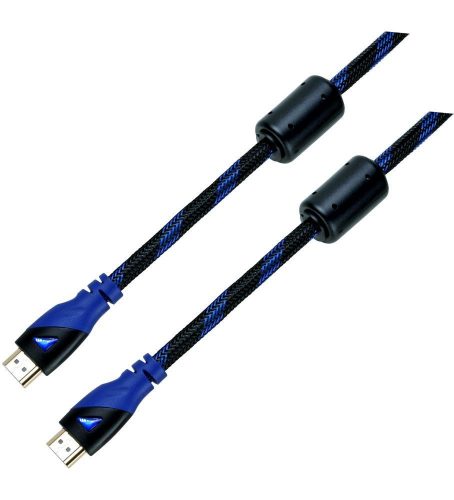 Astrum erősített HDMI kábel 3D és 4K kompatibilis 5.0méter V1.4V CB-HDMI05-NB HD105