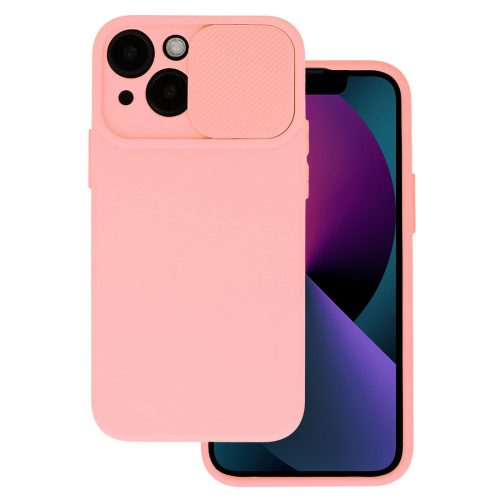 Camshield Soft - Samsung S926 Galaxy S24 Plus (2024) por- és kameravédős szilikon tok lazac színű