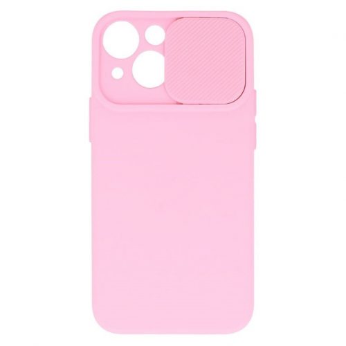 Camshield Soft - Apple iPhone 12 2020 (6.1) por- és kameravédős szilikon tok lightpink