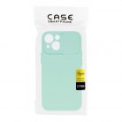 Camshield Soft - Apple iPhone 13 Pro (6.1) por- és kameravédős szilikon tok menta