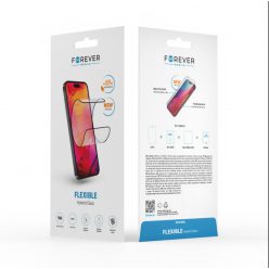   Forever Flexible hybrid fekete keretes előlapi üvegfólia Apple iPhone 14 Pro Max (6.7)