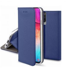   Smart magnet Xiaomi Redmi Note 12 5G / Poco X5 oldalra nyíló mágneses könyv tok szilikon belsővel sötétkék