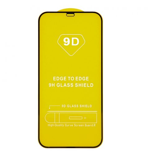 Honor 90 Lite 5G 9D hajlított előlapi üvegfólia fekete